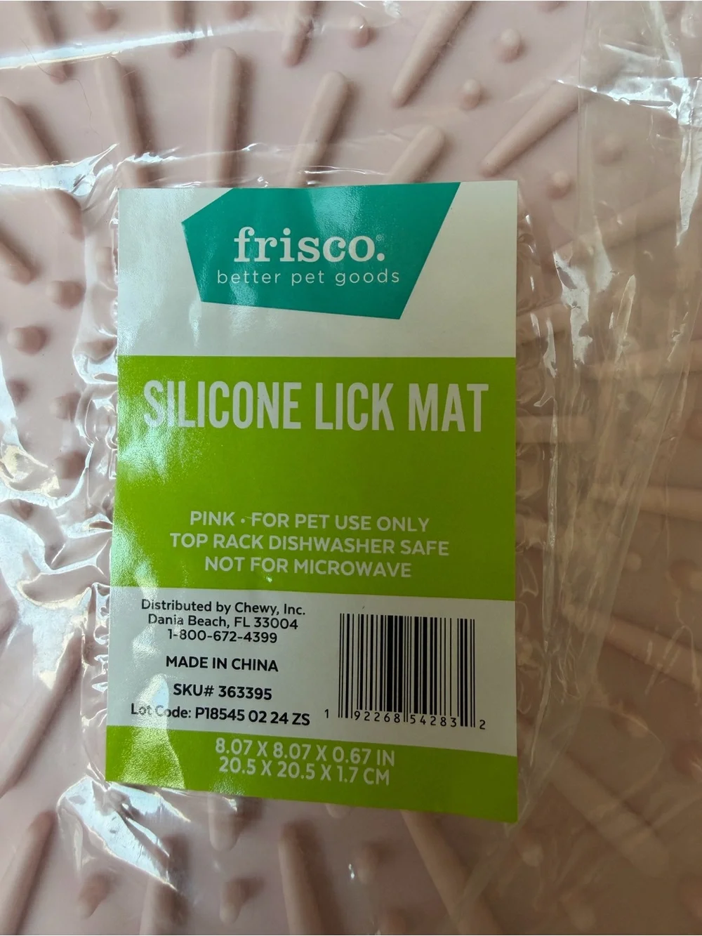 NEW, never opened! Frisco Silicone Lick Mat Light Pink I’m selling both together